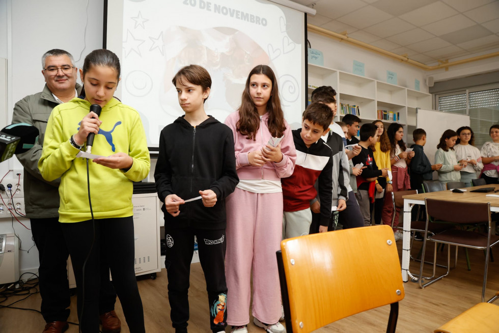 Ribadumia Día de la Infancia colegio Julia Becerra Malvar