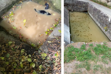 Vertido fuente lavadero a fragua san miguel de deiro vilanova de arousa