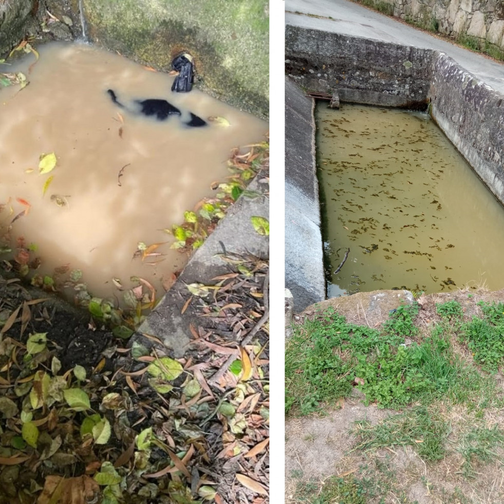 Denuncian la contaminación por fecales de una fuente y  de un lavadero en San Miguel de Deiro