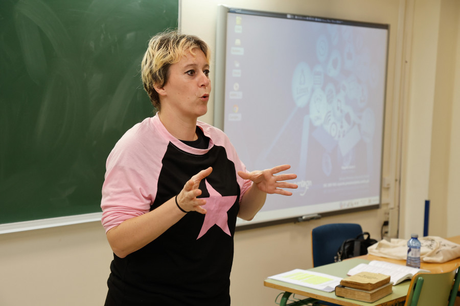 Fátima Rey participa en Madrid en un encuentro literario con textos propios y referencia a Valle-Inclán