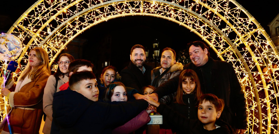 Búscate en el encendido de las luces navideñas de Cambados