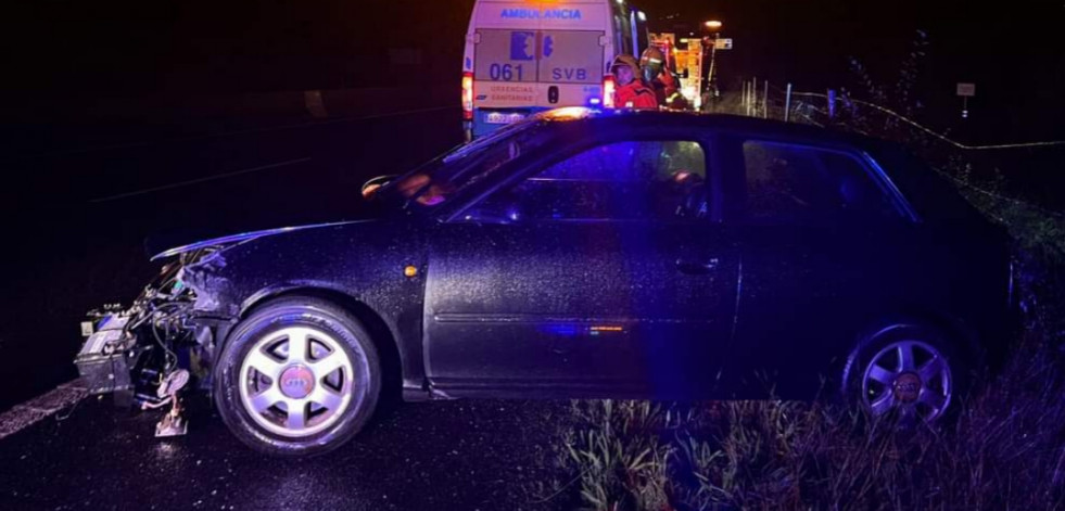 Tres conductores resultaron heridos en otros tantos accidentes de tráfico con sus coches en vías de O Barbanza