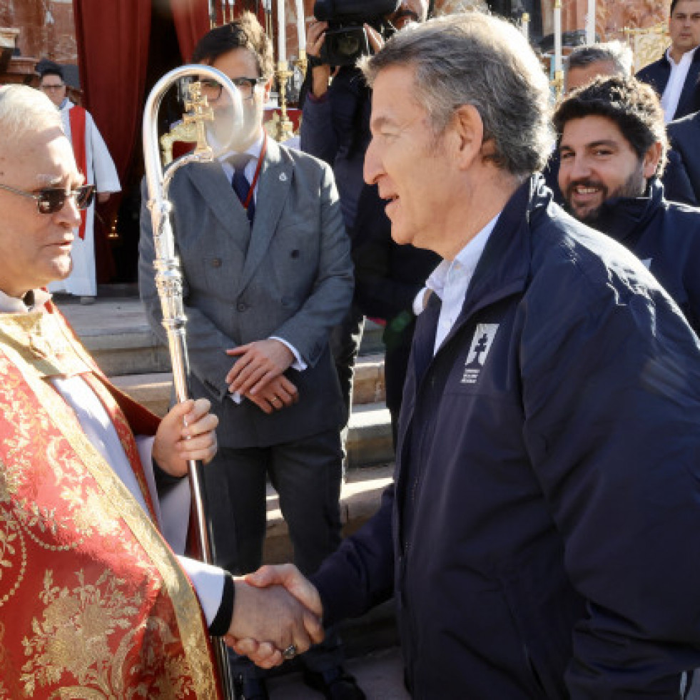 Feijóo gana el Jubileo en la basílica de la Vera Cruz de Caravaca de la Cruz