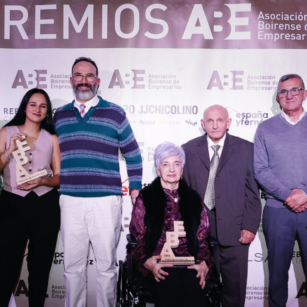 José Otero Ares, Gastrolab Arousa y Grupo JJ Chicolino recibieron los Premios ABE 2024