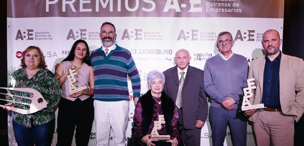 José Otero Ares, Gastrolab Arousa y Grupo JJ Chicolino recibieron los Premios ABE 2024