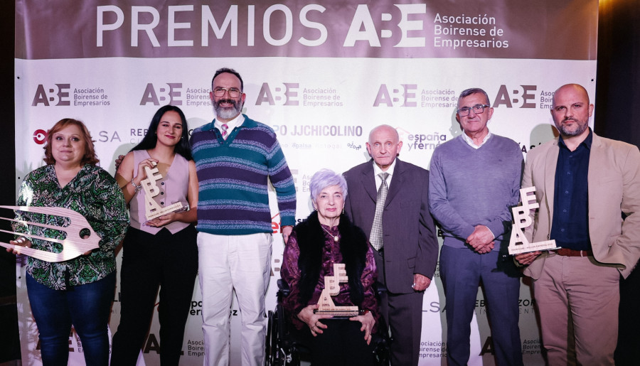 José Otero Ares, Gastrolab Arousa y Grupo JJ Chicolino recibieron los Premios ABE 2024