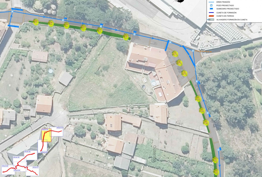 Catoira proyecta conectar de forma peatonal el centro con Pedras Miúdas a través del Camiño Real