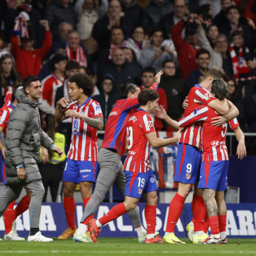 La remontada de Sorloth da la victoria al Atlético de Madrid (2-1)