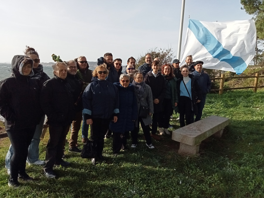 BNG y Vía Galega honran en Ribeira el legado de las Irmandades da Fala en un homenaje a la lengua y cultura gallegas