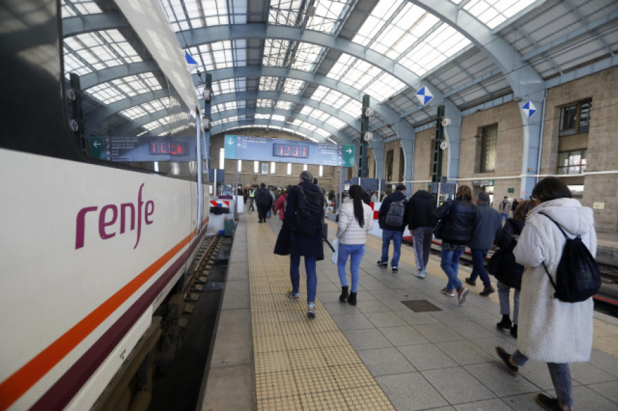 Casi 542.00 viajeros en trenes de alta velocidad en Galicia en seis meses