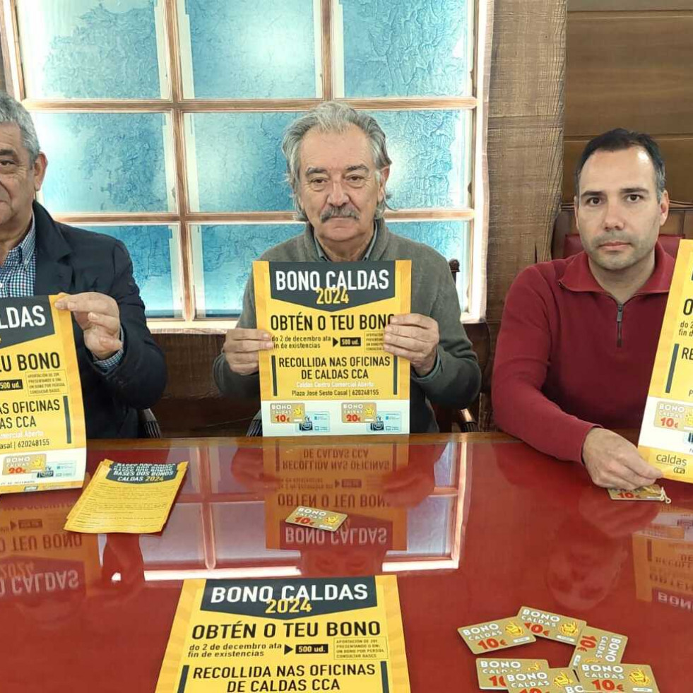 Caldas lanza medio millar de bonos descuento para incentivar el comercio local en diciembre