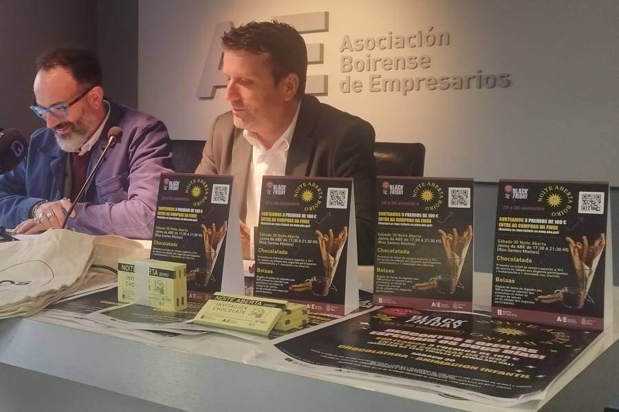 Un total de 32 comercios de Boiro participarán el viernes y sábado en una edición especial de la Noite Aberta de la ABE