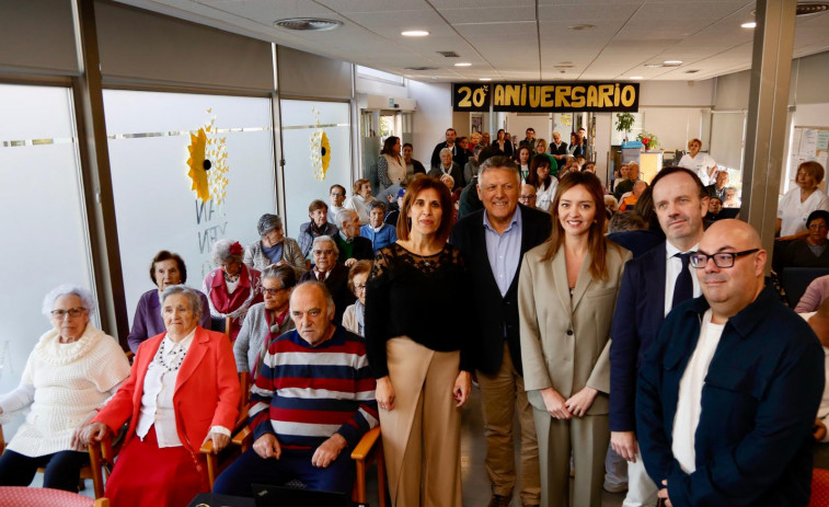 El centro de día Virxe do Carme, de Sanxenxo, celebra su veinte aniversario siendo la “casa de 80 personas”