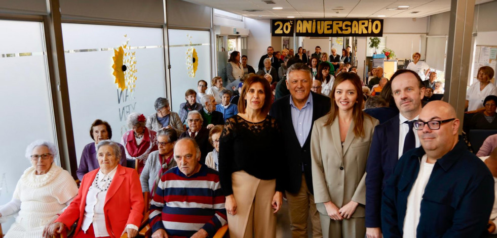 El centro de día Virxe do Carme, de Sanxenxo, celebra su veinte aniversario siendo la “casa de 80 personas”