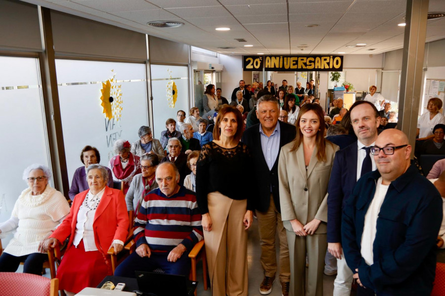 El centro de día Virxe do Carme, de Sanxenxo, celebra su veinte aniversario siendo la “casa de 80 personas”