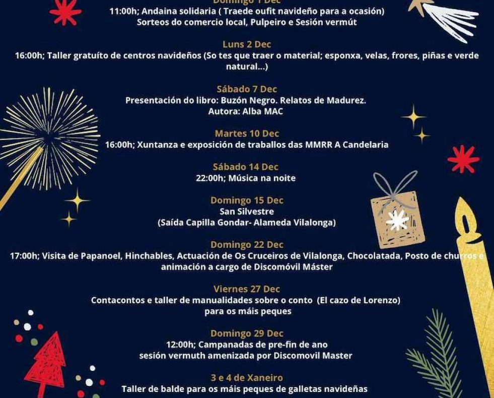 Programa de navidad en vilalonga