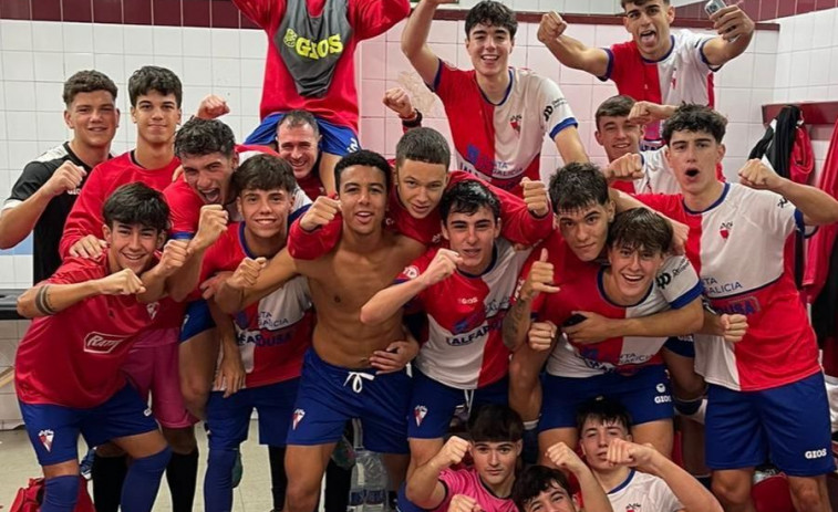 Un doblete de Pedro Bouzada firma una importante victoria para el Arosa Juvenil