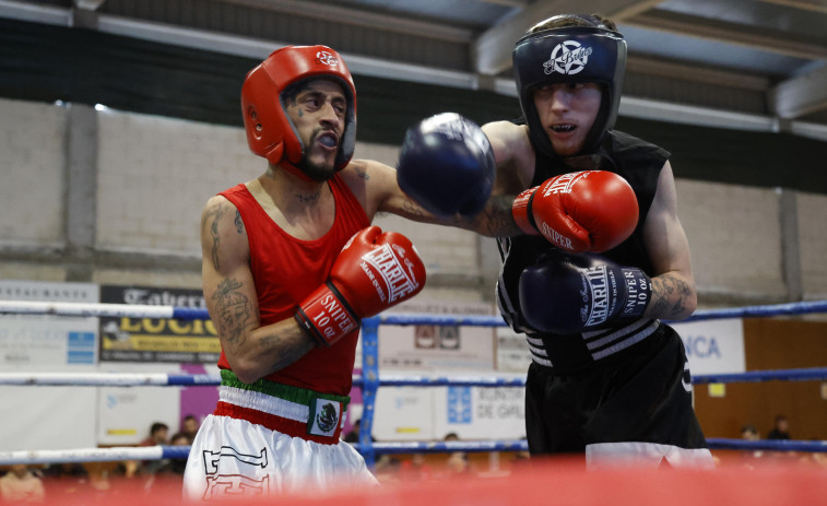 Carlos Leiro, del Club de Boxeo Arousa, se proclama Campeón Gallego en Cambados