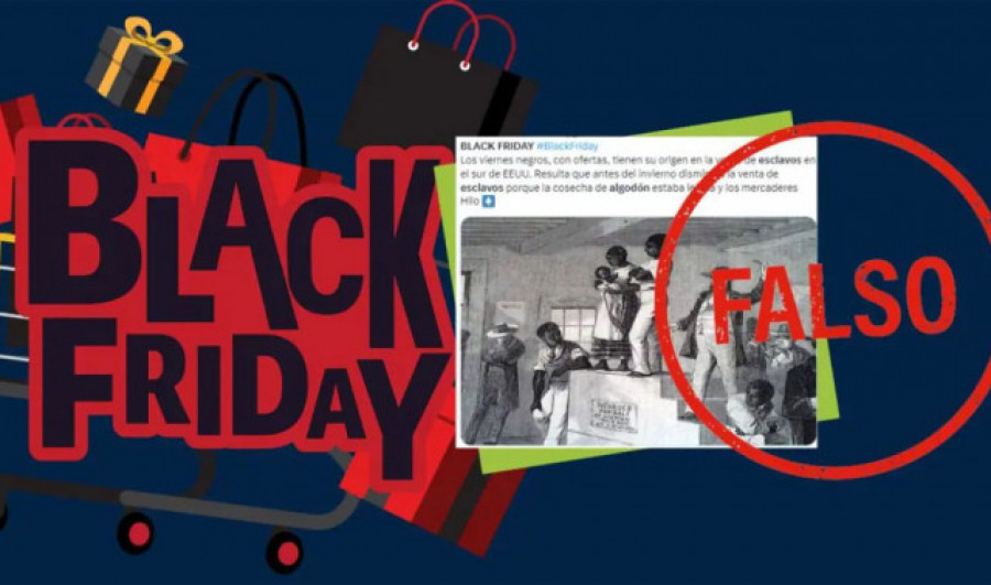 El Black Friday no guarda relación con la venta de esclavos negros en Norteamérica