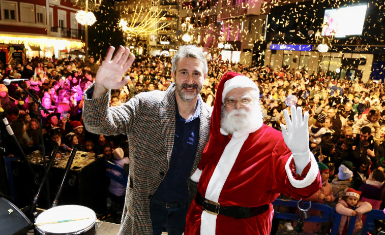 Así será el encendido de la Navidad en Vilagarcía (con y sin lluvia)