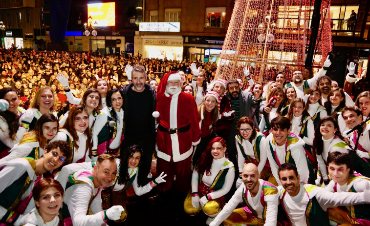 Vilagarcía ilumina su Navidad