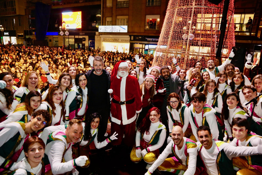 Vilagarcía ilumina su Navidad