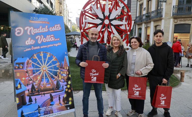 Zona Aberta confía en los bonos “Son da Casa” y la campaña navideña para incentivar las compras