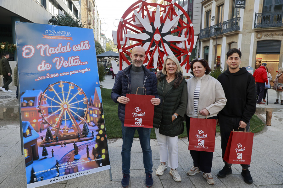 Zona Aberta confía en los bonos “Son da Casa” y la campaña navideña para incentivar las compras