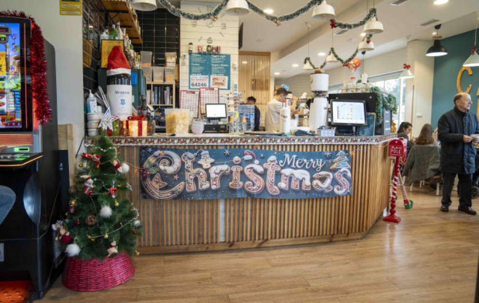 El bar de A Coruña en el que Santa Claus se siente como en casa