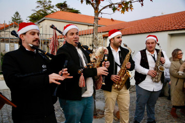 Actuacion navidad musica A Illa de Arousa