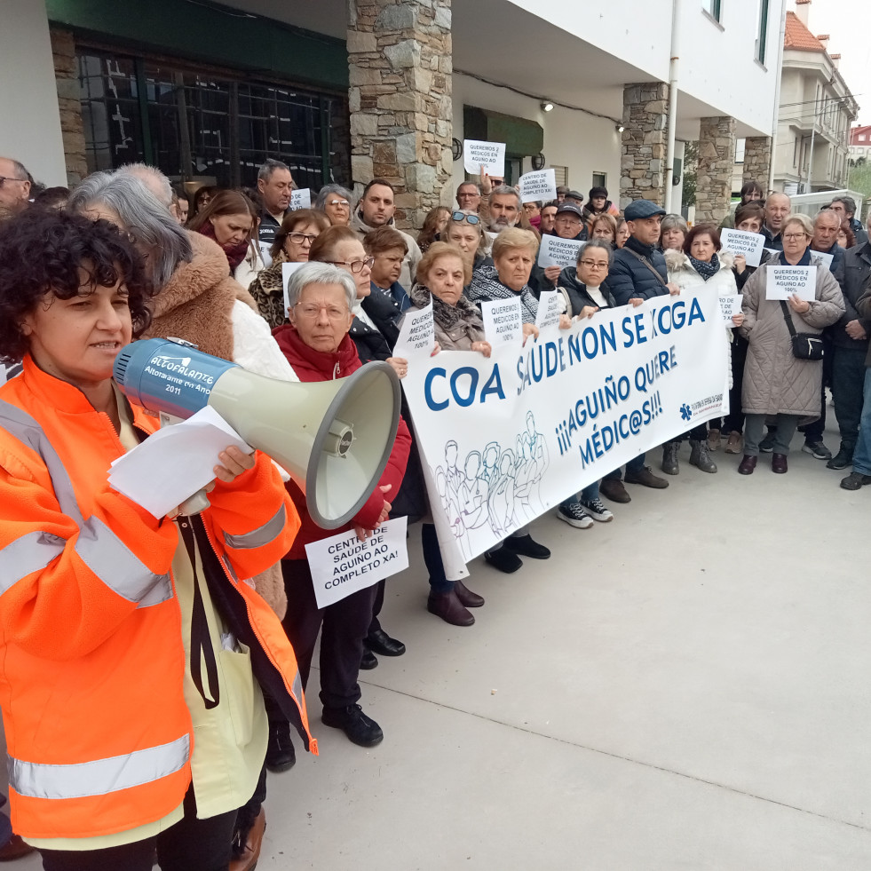 El centro de salud de Aguiño se vuelve a quedar sin médicos para atender a toda su población y de su entorno