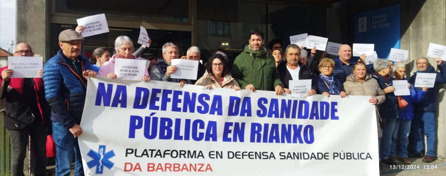 Suspenden las concentraciones de protesta por la falta de médicos y en demanda de un PAC de tarde en Rianxo