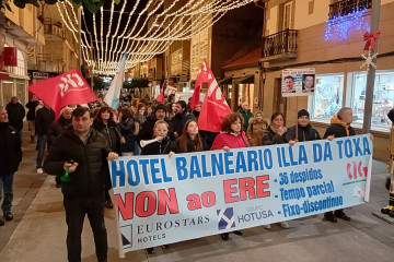 Manifestacion ere de la toja