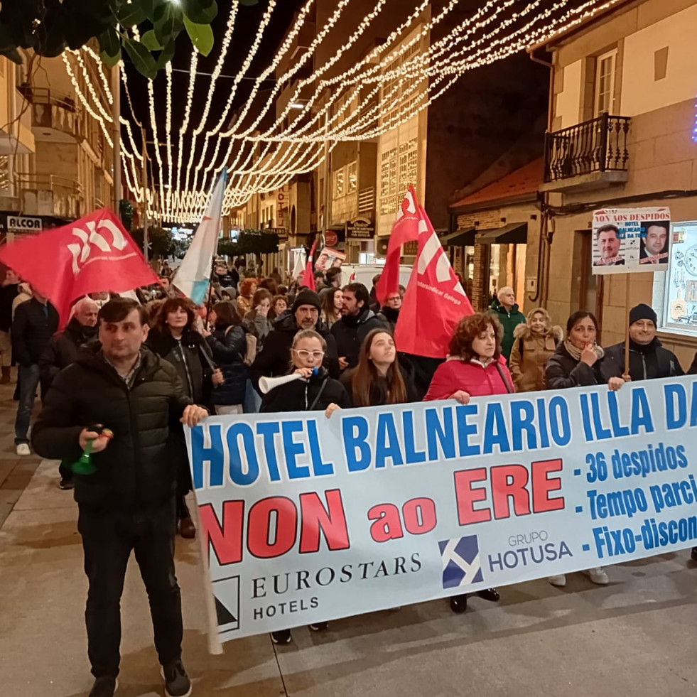 El comité del Balneario Isla de La Toja convoca nuevas jornadas de huelga y una concentración