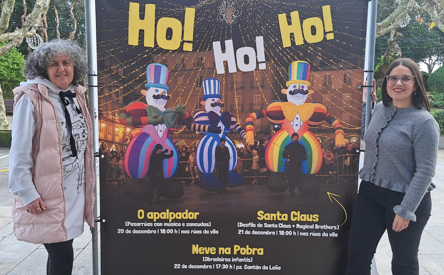 El Apalpador recorrerá esta tarde las calles de A Pobra, mientras que mañana lo hará Papá Noel