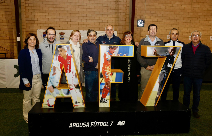 Ribadumia vuelve a convertirse en la sede del fútbol base con el Arosa Fútbol 7 Indoor