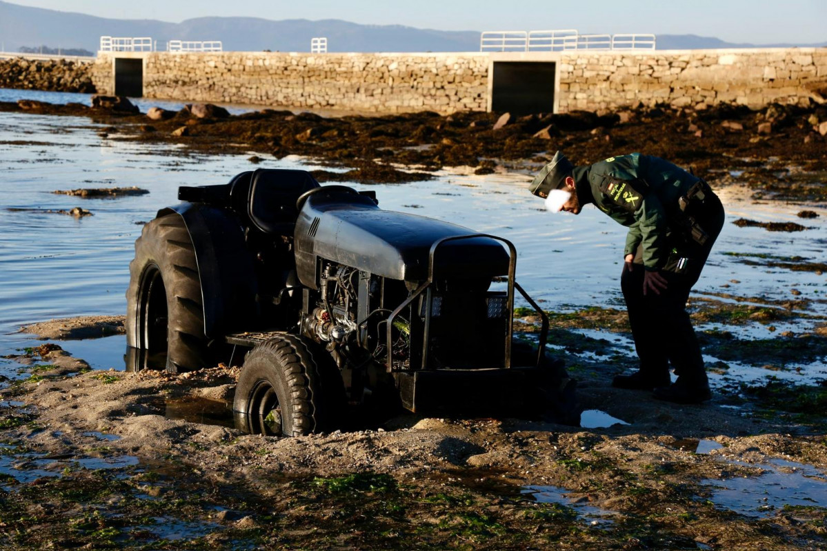 Tractor rego do alcalde vilanova de arousa