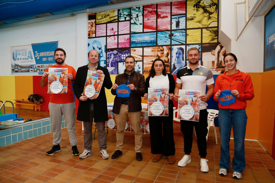 El Acuático Umia se sumerge en la piscina con el IV Trofeo Vila Termal