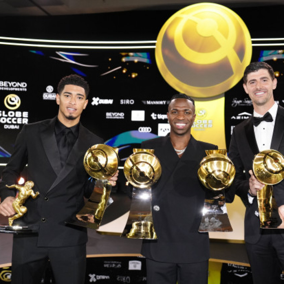 Vinicius y Aitana Bonmatí, los mejores de 2024 en los Globe Soccer Awards