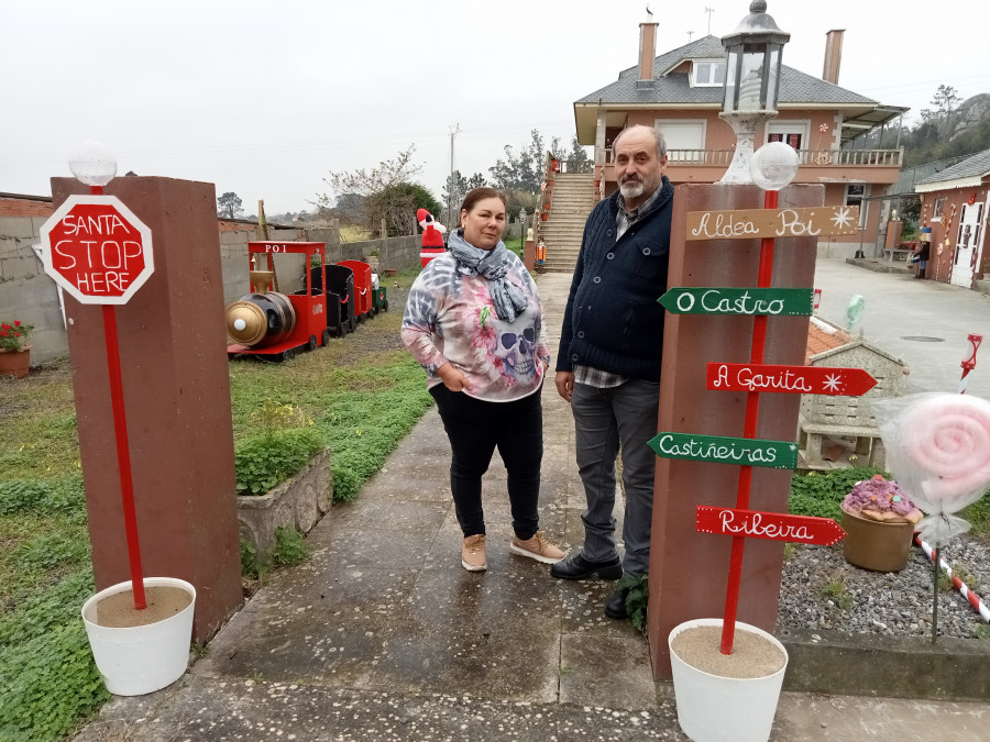 Reportaje | Decoración de Navidad de premio en Poi que suscita múltiples elogios