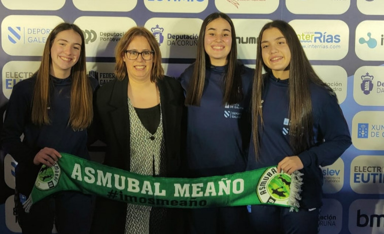 Tres cadetes del Asmubal representan a Galicia en el Campeonato de España