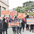 Protestas contra patrona de o grove