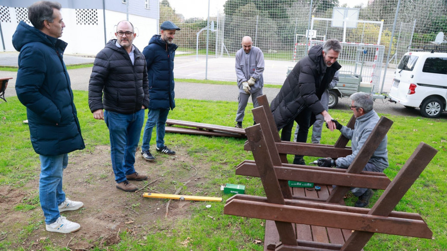 Varela chequea las actuaciones realizadas en las zonas recreativas