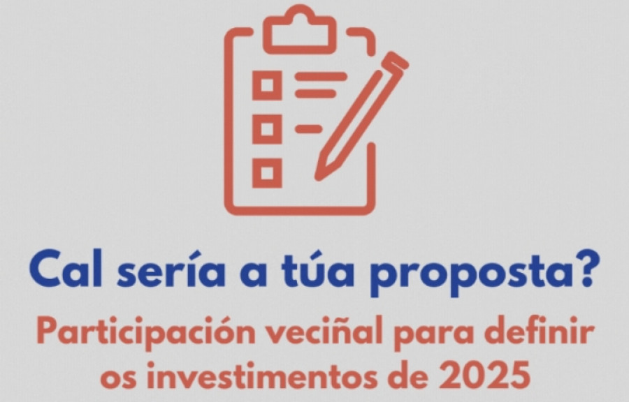 El Gobierno ribeirense lanza a los vecinos una consulta sobre prioridades en las inversiones