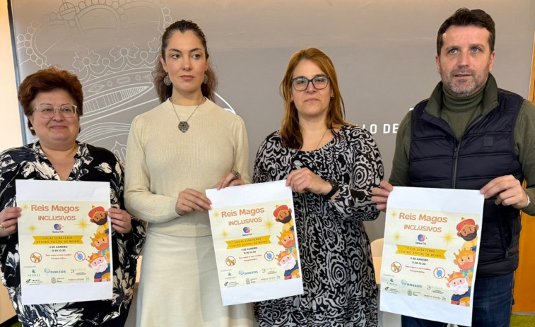 Recepción inclusiva dominical de los Reyes Magos en Boiro gracias a BarbanTEA y con colaboración municipal