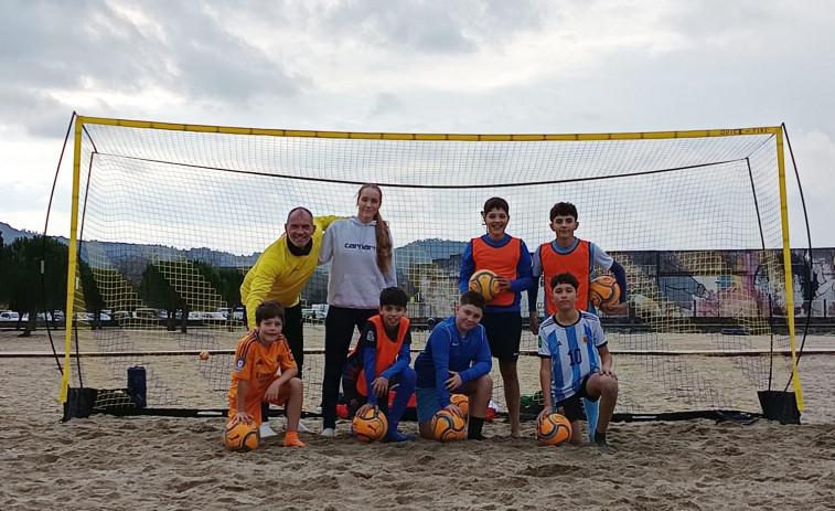 La playa A Concha-Compostela acogió el primer campus del Club Talitrus