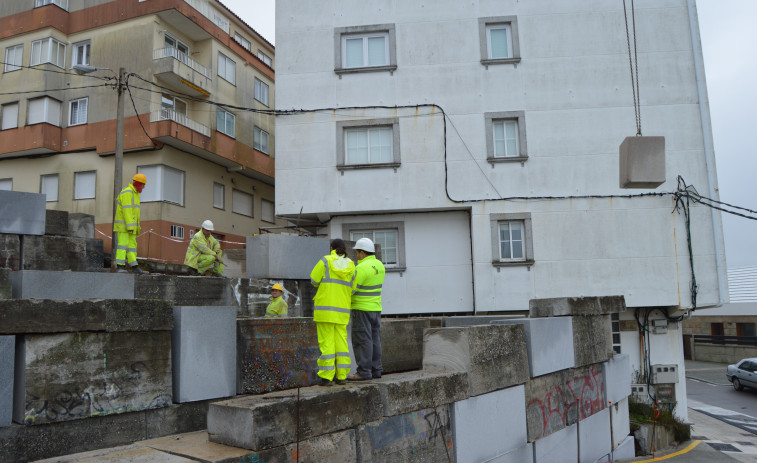 Las obras en el entorno de A Peixeira incluyen la demolición del muro actual y la incorporación de vegetación