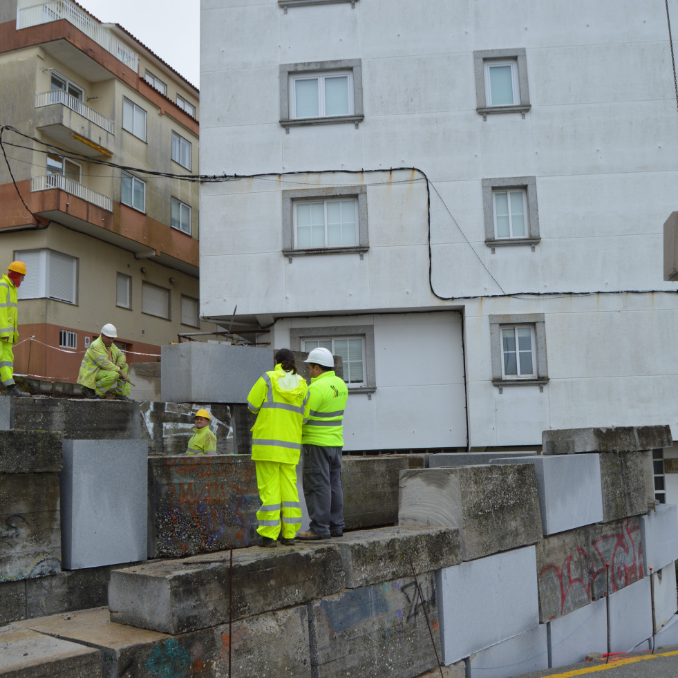 Las obras en el entorno de A Peixería incluyen la demolición del muro actual y la incorporación de vegetación