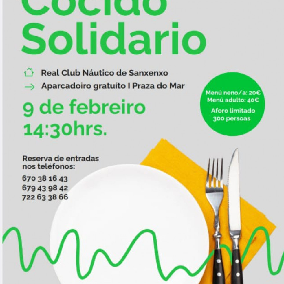 La AECC de Sanxenxo oferta las últimas plazas para participar en el cocido solidario