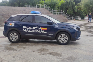 Coche patrulla de la Policía Nacional